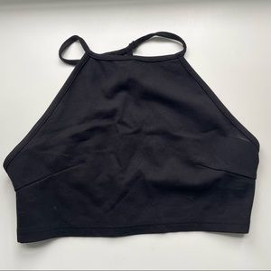 Open back cropped tank